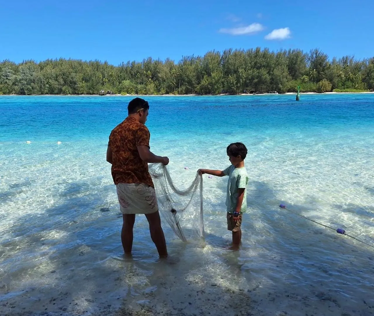 Ferienhaus Te Fiti Lodge Haapiti - Acces Lagon Et Piscine Hauru Französisch-Polynesien