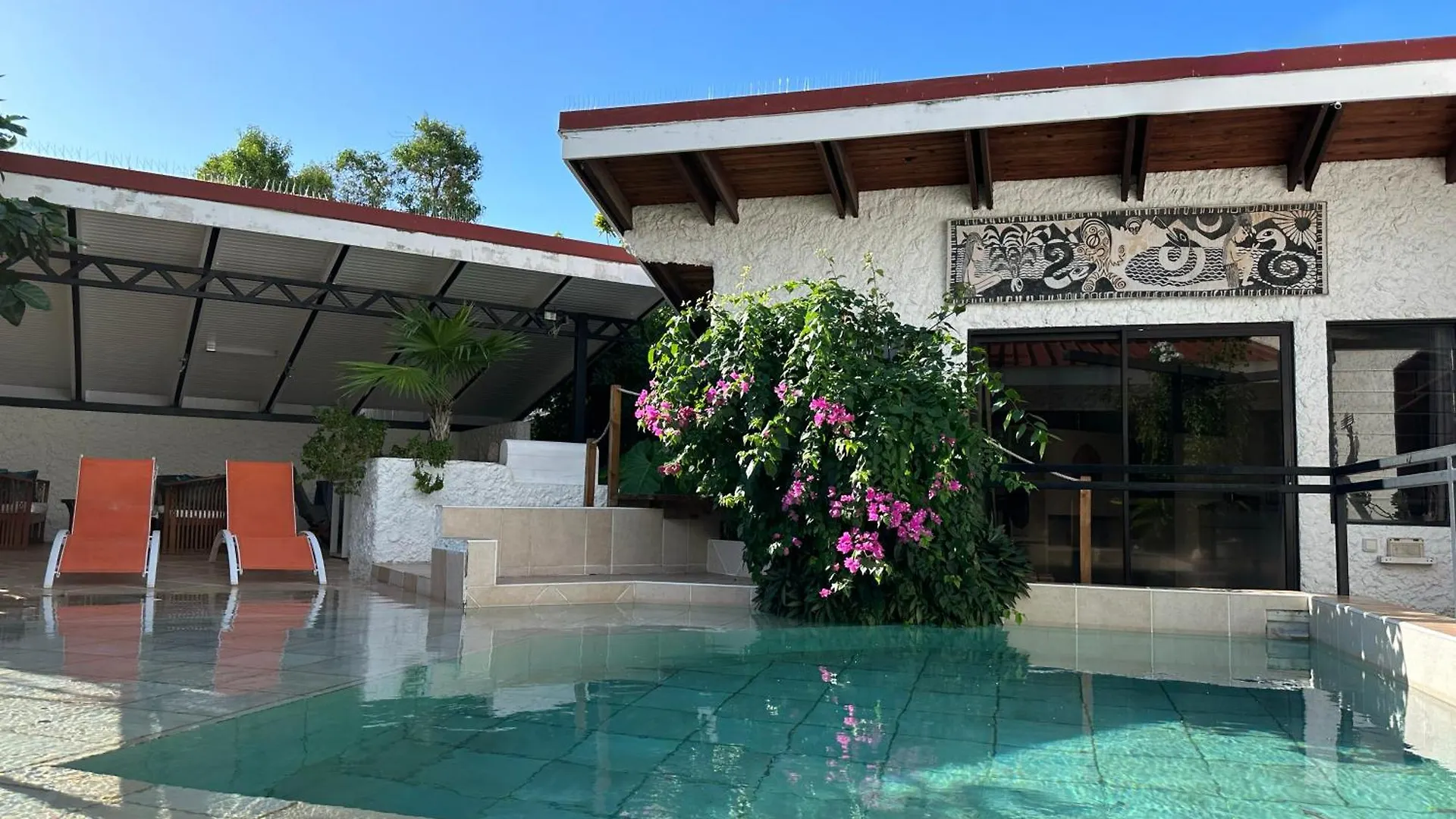 Te Fiti Lodge Haapiti - Acces Lagon Et Piscine Hauru